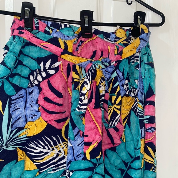 Forever 21 women leaf print wide leg pant size 1X - Picture 3 of 8